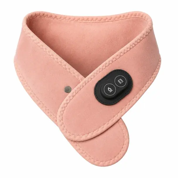 Omezená Nabídka Vibrační masážní pás na krk a šíji Neck Pad, růžový