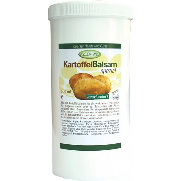 Dokud Zásoby Vydrží Bramborový krém na nohy a ruce Pedi-Ko Kartoffel Balsam Special-bez vůně, 500 ml