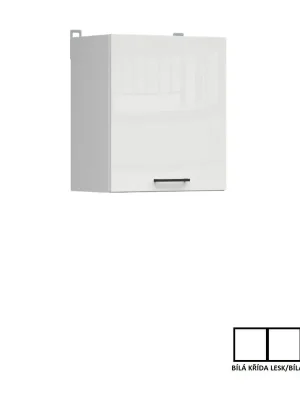 Super Cena Kuchyňská skříňka Junona Tafla 50 cm, univerzální, bílá/bílá křída lesk