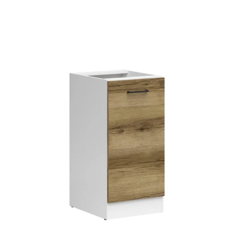 Kuchyňská skříňka Junona 40 cm, pravá, bílá/dub delano světlý Top Prodej