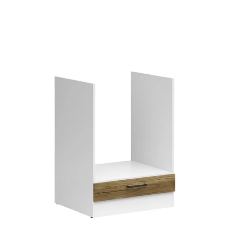 Aktuální Kuchyňská skříňka Junona na troubu 60 cm, bílá/dub delano světlý