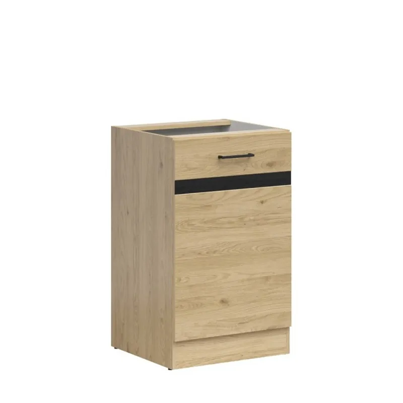 Levný Kuchyňská skříňka Junona 50 cm, levá, dub bernstein