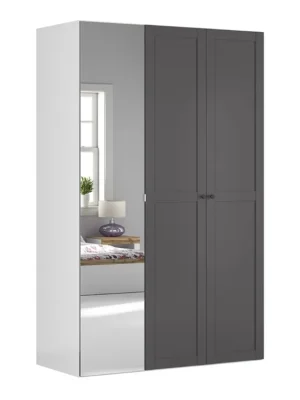 Značkový Šatní skříň Flex 150/129, bílá/grafit