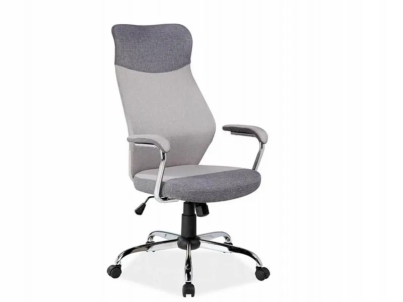 Expresní Doručení Kancelářská židle Q-319, koženka šedá