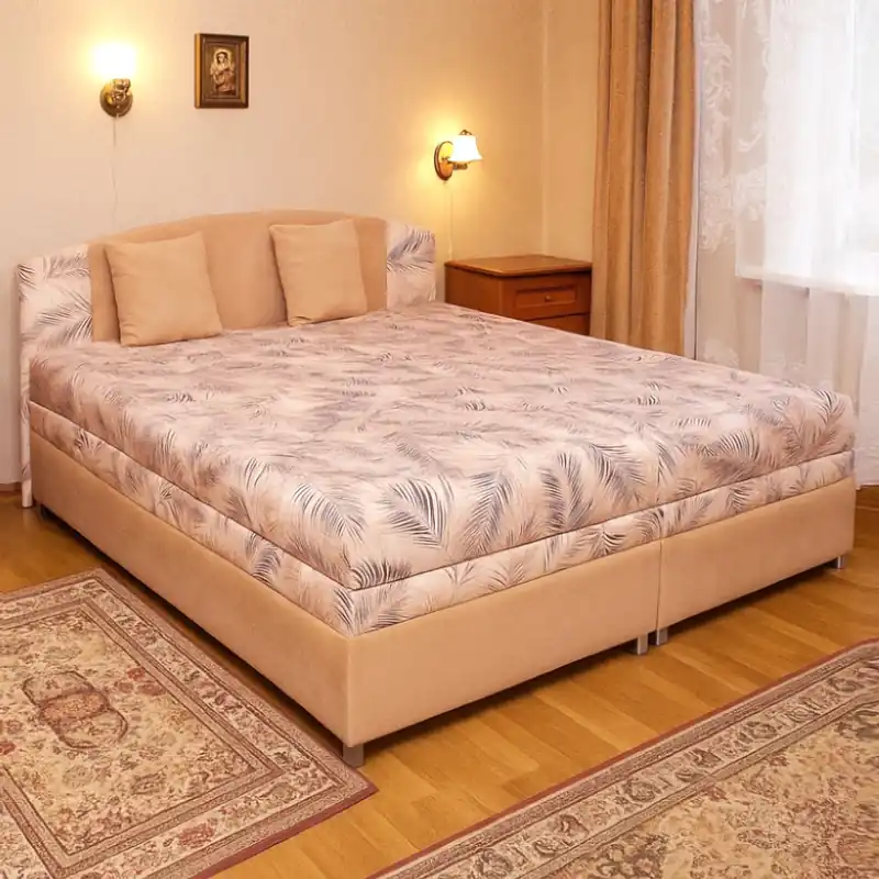 Čalouněná postel Izabela New 180 cm, hnědá Akce