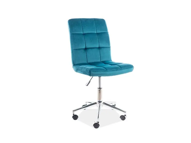 Koupit Online Quadro 020 Velvet kancelářská židle, tyrkysová