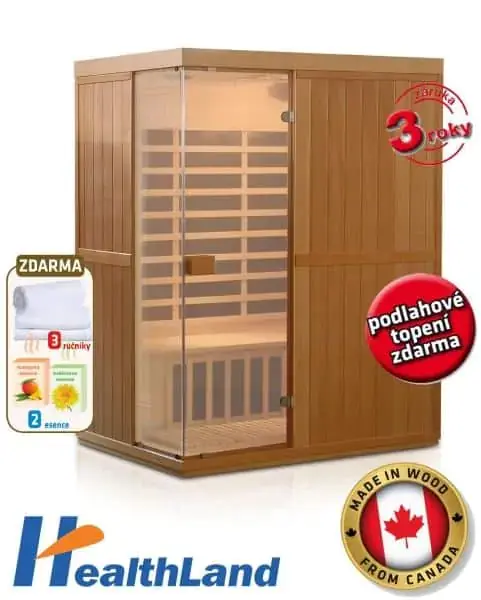 Super Cena Infrasauna DeLuxe 3300 Carbon