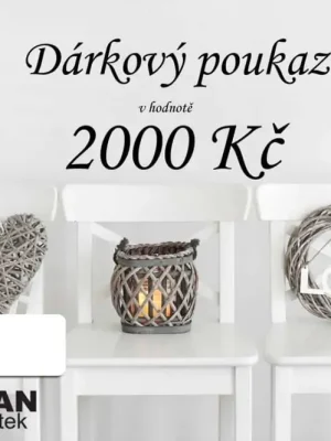 Akční Nabídka Dárkový poukaz v hodnotě 2000 Kč