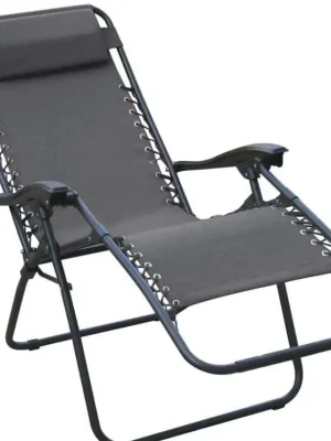 Koupit Online Zahradní relaxační lehátko - šedé