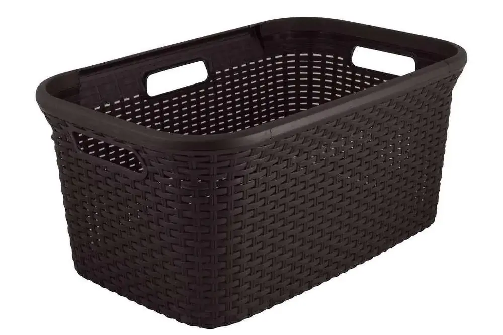 Koš na čisté prádlo RATTAN STYLE 45L - hnědý Cenová Bomba