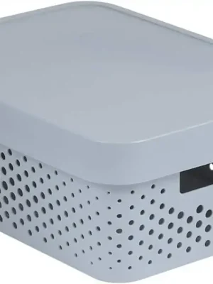 Box INFINITY DOTS 11L - šedý Ihned K Objednání