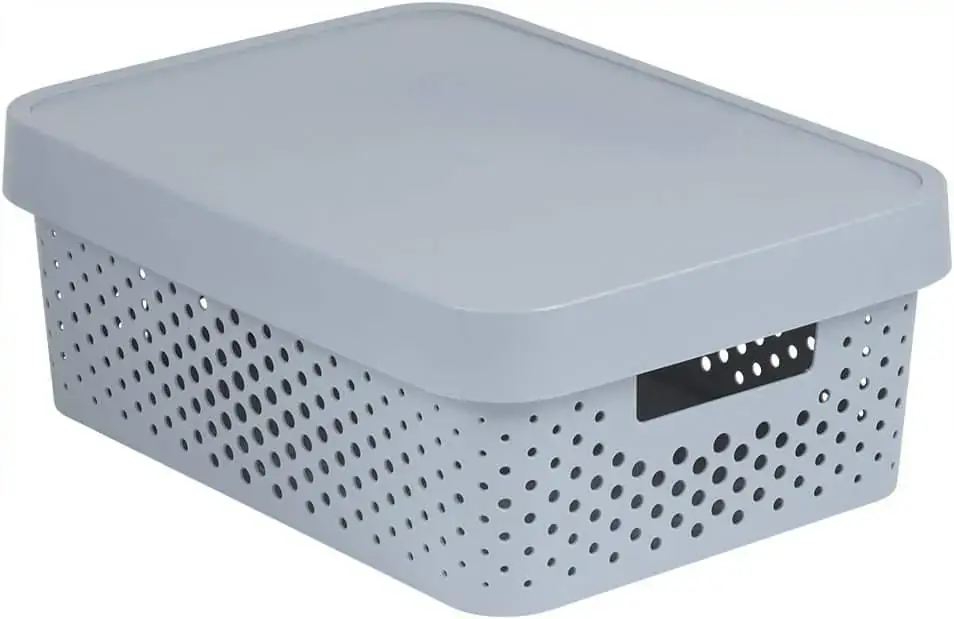 Box INFINITY DOTS 11L - šedý Ihned K Objednání