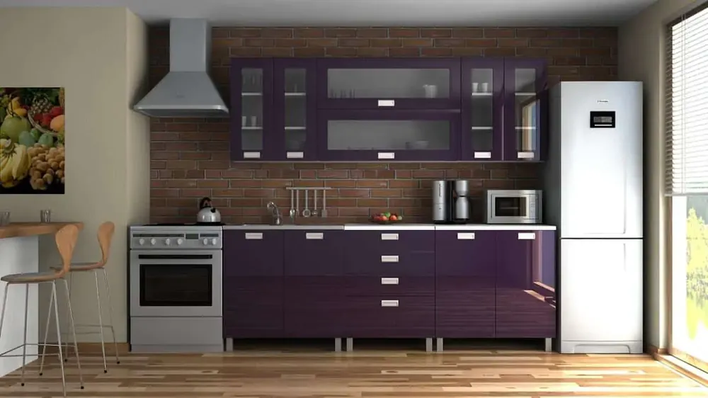 Vysoce Kvalitní Kuchyňská linka Eginger 220 - fialový lesk/MDR