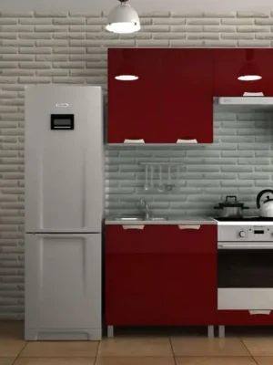 Kuchyňská linka Dalliance 220 - bordo lesk/KRF Ověřený