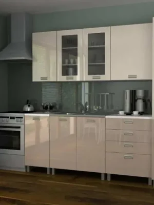 Akce Kuchyňská linka Simeon 240 - jasmín+capucino lesk/KRF