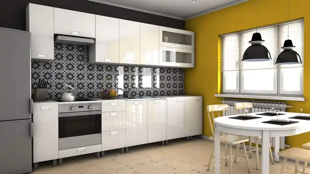 Super Cena Kuchyňská linka Biodera 300 bílý lesk/KRF