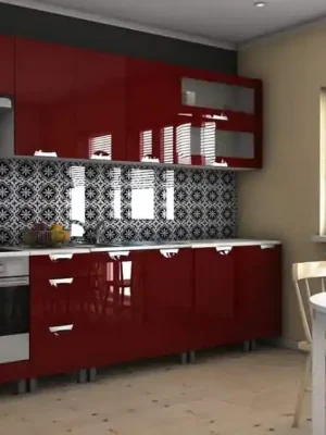 Top Prodej Kuchyňská linka Biodera 300 bordo lesk/KRF