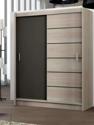 Autentický Šatní skříň SEWILLA 203 sonoma/láva