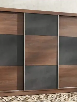 Šatní skříň CORDOBA 250 dub sterling/beton Cenová Bomba