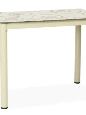 Finální Výprodej Jídelní stůl DAMAR 80x60 krémový
