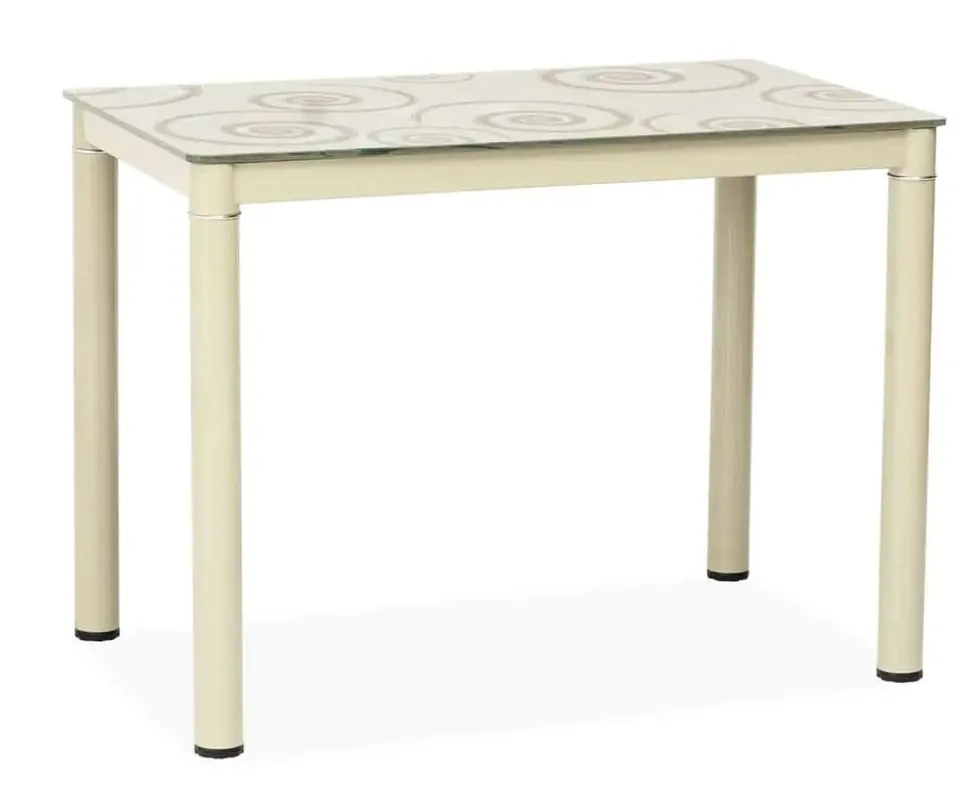 Finální Výprodej Jídelní stůl DAMAR 80x60 krémový
