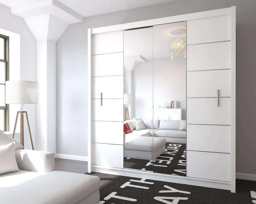 Pouze Dnes Šatní skříň LIZBONA 2 203 bílá