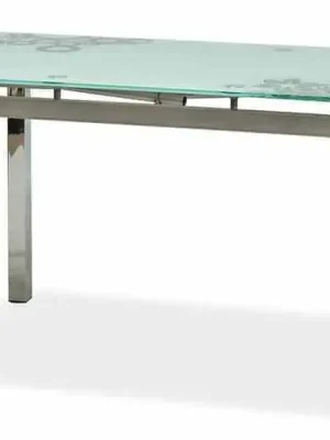 Jídelní stůl GD-017 rozkládací bílý Zlevněný