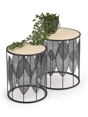 Set 2 odkládacích stolků FOLLA Koupit Online