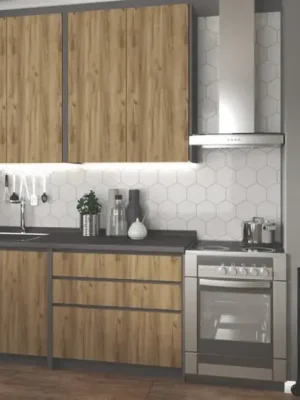 Kuchyňská linka IDEA 180 - dub wotan/antracit Sleva