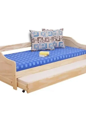 Postel s výsuvnou přistýlkou LAURA NEW 90x200 - masiv Výprodej