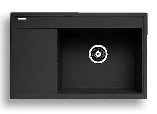 Novinka Pyragranitový dřez CAMEA 1B 1D RH (79x50) black