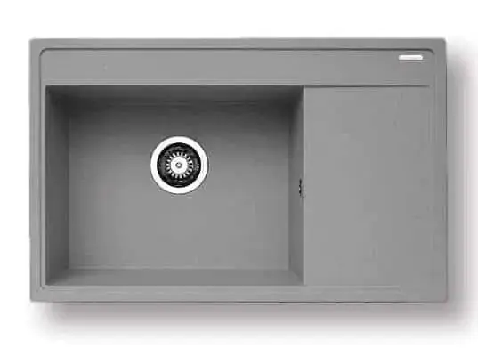 Aktuální Pyragranitový dřez CAMEA 1B 1D LH (79x50) grey