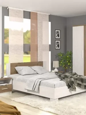 Cenově Výhodný Sestava do ložnice MARKOS andersen/april (postel 160, 2x NS, komoda 4S, skříň 4D)
