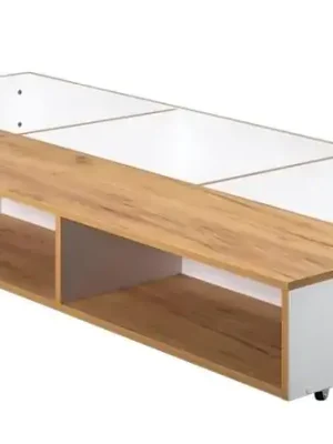 Zásuvka pod postel WOODY – bílá/dub kraft zlatý Akce