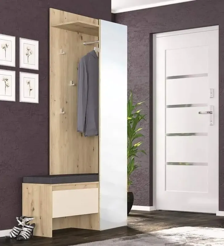 Předsíňová stěna ARBORETO dub artisan/champagne Bezpečná Platba