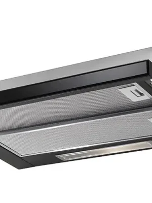 Autentický Odsávač par SLIDING BLACK GLASS inox/black