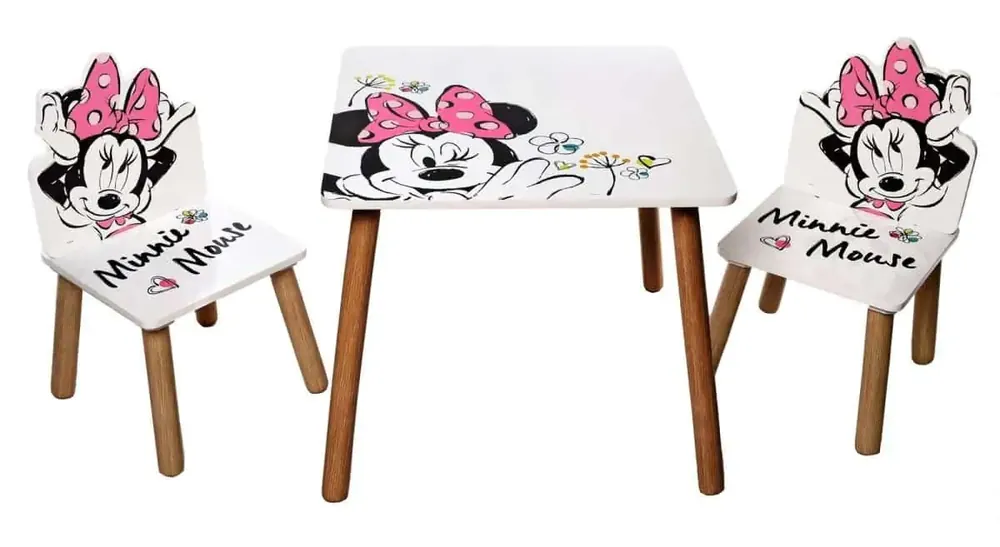 Ihned K Objednání Dětský stůl s židlemi Minnie Mouse STAR0577