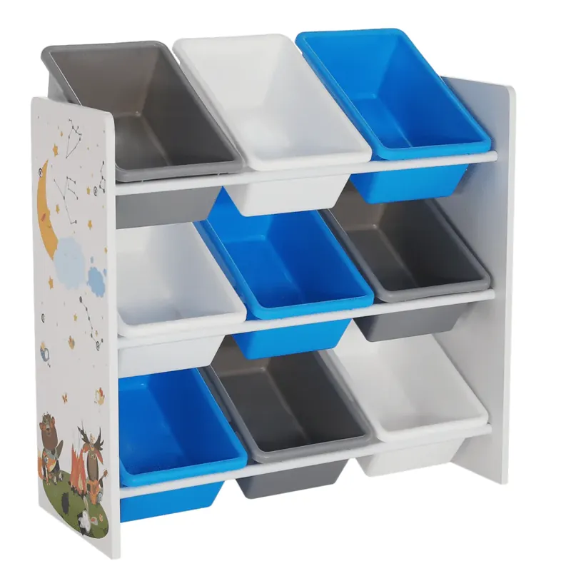 Organizér / regál na hračky DARLING TYP 3 - vícebarevná / vzor Odeslání Ihned