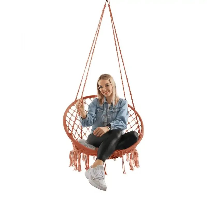 Omezená Nabídka Závěsné křeslo AMADO 2 NEW - hnědé