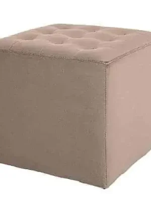 Taburet LORI velvet béžová Sleva