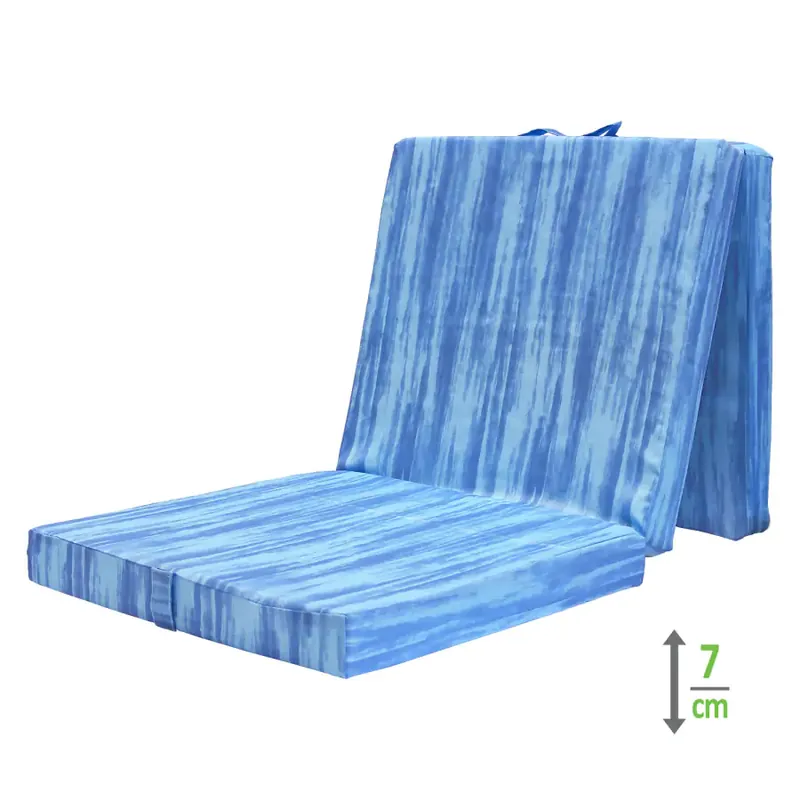 Super Cena Skládací matrace THOMMY 60x190 modrá