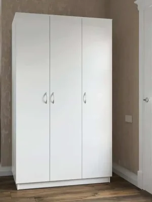 Šatní skříň SIMPLE 120 white nymphea alba Omezená Nabídka