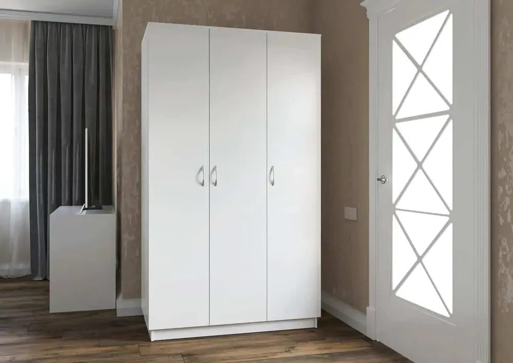 Šatní skříň SIMPLE 120 white nymphea alba Omezená Nabídka