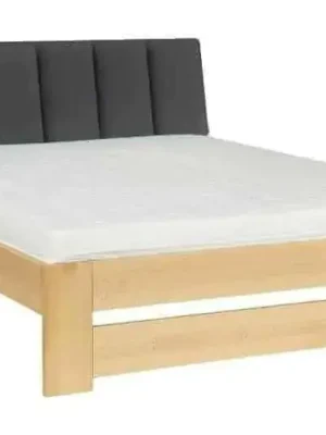 Značkový Postel GRAUS 187 šířka 180 cm buk ZG001 tmavě šedá