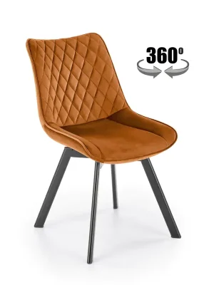 Expresní Doručení Otočná jídelní židle K520 - skořicová
