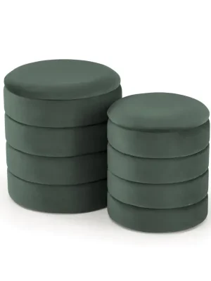 Přímo Od Výrobce Taburety PACHO set 2 kusů - zelené