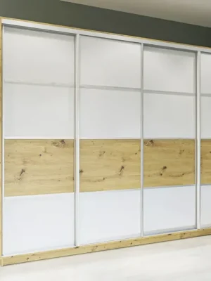 Šatní skříň BELT 300/220 artisan/bílá Vysoce Kvalitní
