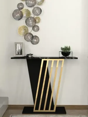 Jen Po Omezenou Doba Konzolový stolek GIOS černá/marble