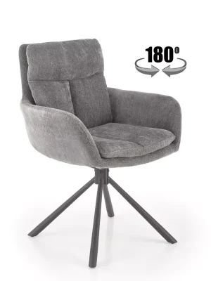 Nejprodávanější Otočná jídelní židle K495 - šedá