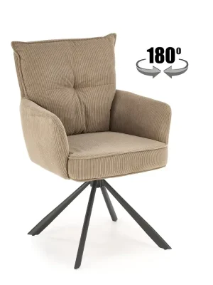 Sleva Otočné křeslo K528 - cappuccino